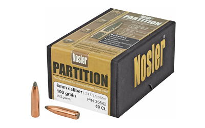 NOSLER 6MM 100GR SP PARTITION 50CT — view 1