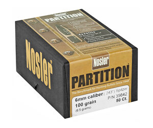 NOSLER 6MM 100GR SP PARTITION 50CT — view 2