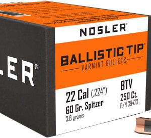 NOSLER BULLETS 22 CAL .224 - 60GR BALLISTIC TIP 250CT — view 2