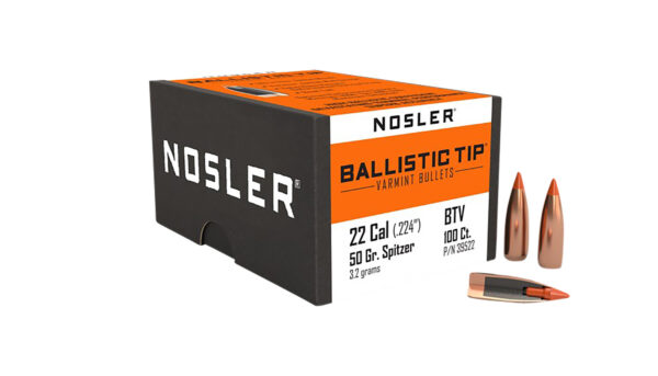 Nosler 39522 Ballistic Tip  22Cal 50gr Spitzer Point 100/Box — view 1
