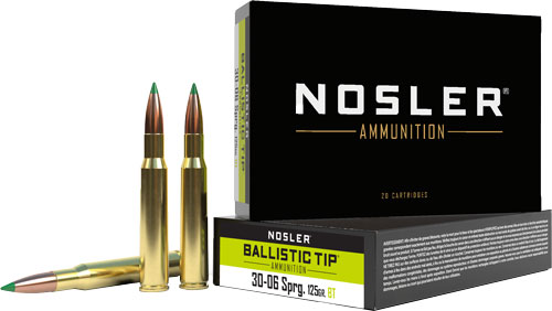 NOSLER BT 30-06 125GR - BALLISTIC TIP 20RD 10BX/CS — view 1