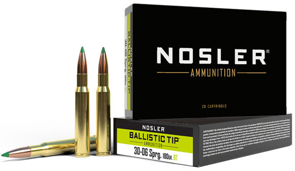 Nosler 40072 Ballistic Tip  30-06Springfield 180gr Spitzer Ballistic Tip 20 Per Box/10 Case — view 1