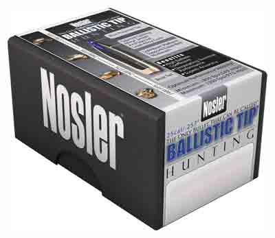 NOSLER BULLETS 25 CAL .257 - 85GR BALLISTIC TIP 100CT — view 1