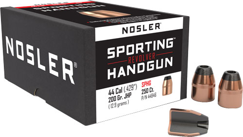 NOSLER BULLETS 44 CAL .429 - 200GR JHP 250CT — view 1