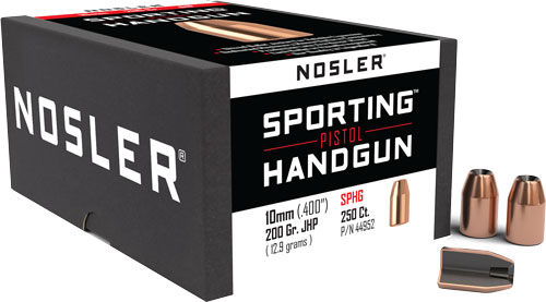 NOSLER BULLETS 10MM .400 - 200GR JHP 250CT — view 1