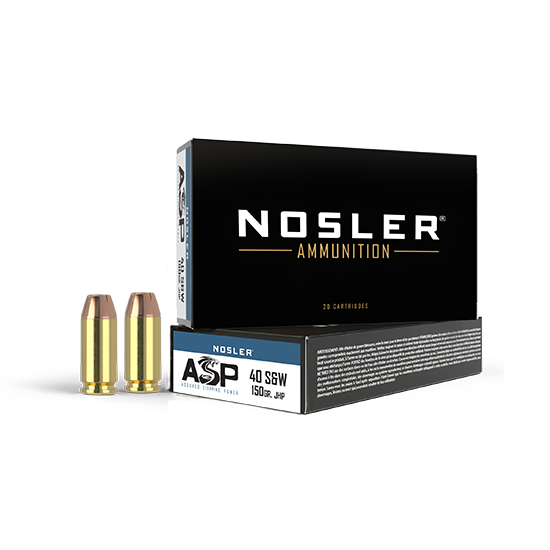 NOS AMMO 40SW 150GR JHP ASP 50/10 — view 1
