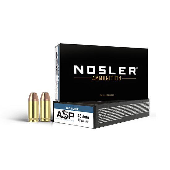 NOS AMMO 45ACP 185GR JHP ASP 50/10 — view 1