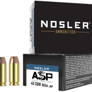 NOS 40SW 180GR ASP JHP 20RD