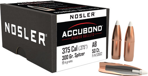 NOSLER BULLETS 375 CAL .375 - 300GR ACCUBOND 50CT — view 1