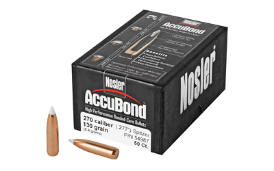 NOSLER 270 CAL 130GR ACCUBOND 50CT — view 1