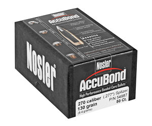 NOSLER 270 CAL 130GR ACCUBOND 50CT — view 2