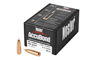 NOSLER 30 CAL 165GR ACCUBOND 50CT — view 1