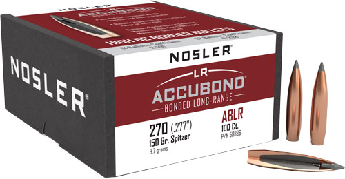 NOSLER BULLETS 270 CAL .277 - 150GR ACCUBOND LR 100CT — view 1