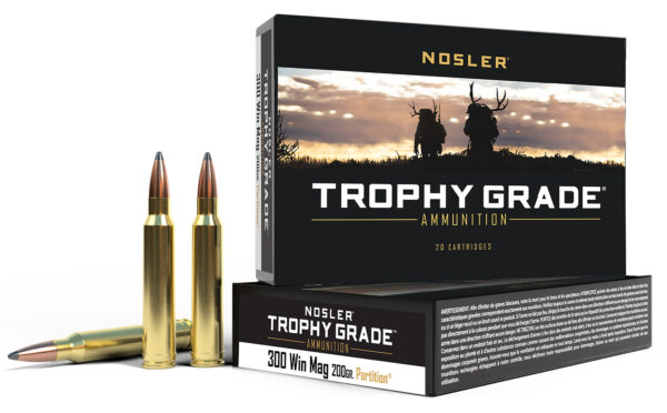 Nosler 60069 Trophy Grade  300WinMag 200gr Nosler Spitzer Partition 20 Per Box/10 Case — view 1