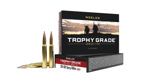 Nosler 60102 Trophy Grade Long-Range 30-06Springfield 168gr Nosler Spitzer AccuBond Long Range 20 Per Box/10 Case — view 1