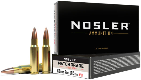NOS AMMO 6.8SPC 115GR MATCH RDF HPBT 20/10 — view 1