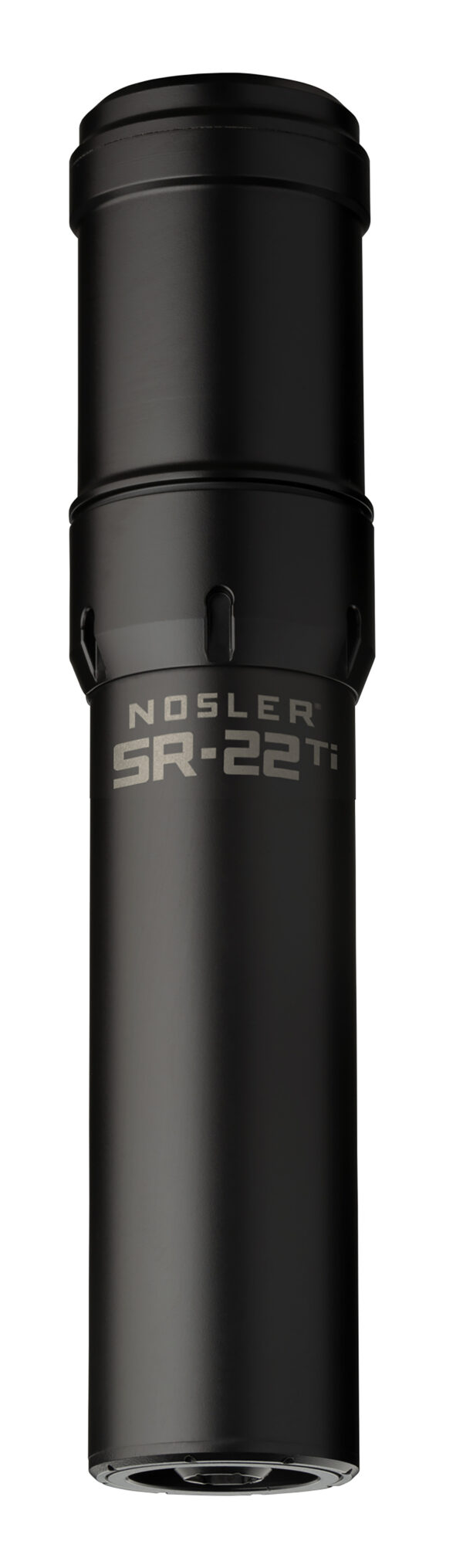 Nosler 90625 SR-22TI  22 Cal 1.74"D Black Finish Made of Titanium with 1/2" 28 tpi Thread Pattern — view 1