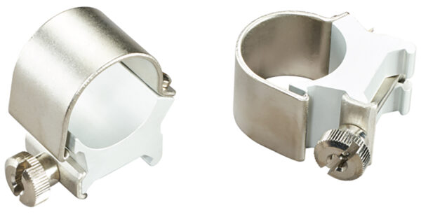Weaver Mounts 49033 Detachable Top Mount Rings  Silver 1" High — view 1