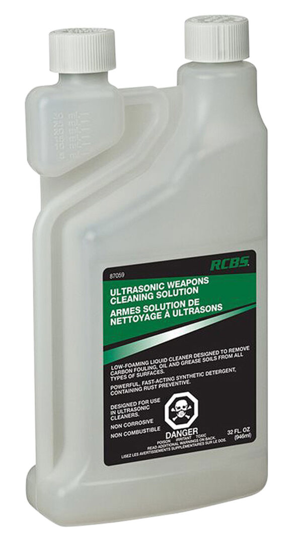 RCBS 87059 Ultrasonic Weapons Cleaning Solution Cleans Lubricates Protects 32 oz. Bottle — view 1