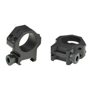 WEAVER PICATINNY FOUR HOLE RINGS 1 IN X-HIGH MATTE ( 6 PER CASE )
