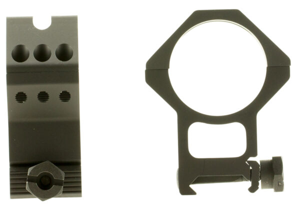 Weaver Mounts 99686 Six-Hole Skeleton Rings  Matte Black 34mm Extra Extra High — view 1