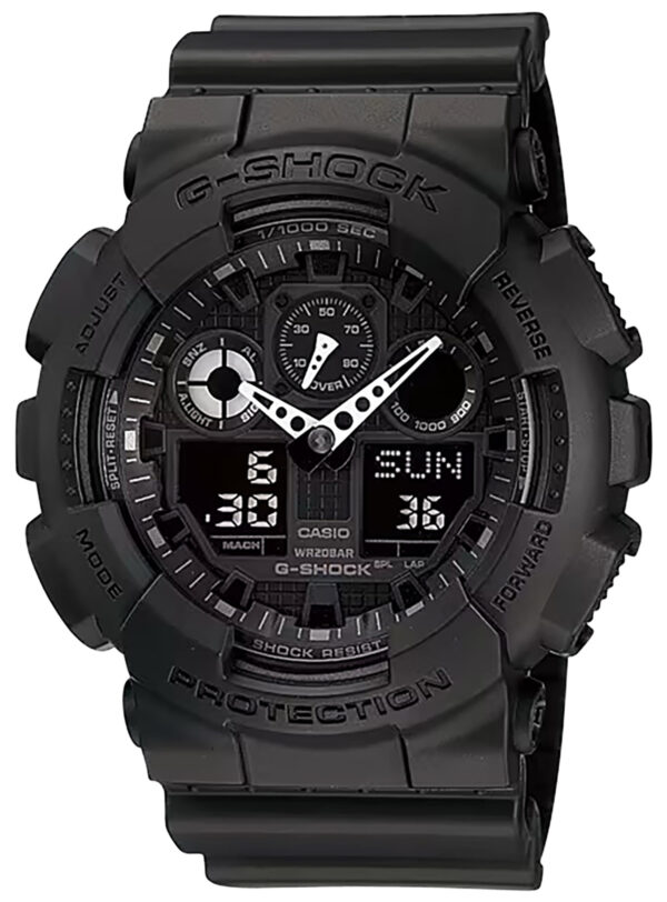 G-shock/vlc Distribution GA1001A1 G-Shock Tactical XL 52mm Keep Time Black Features Stopwatch/Speedometer — view 1
