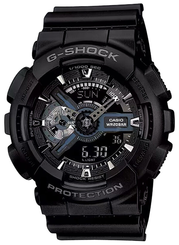 G-shock/vlc Distribution GA1101BCR G-Shock Tactical Black Stainless Steel Bezel 145-215mm — view 1
