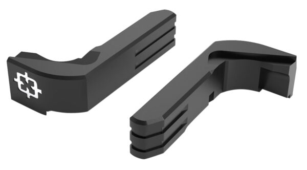 Cross Armory CRGMCBK Mag Catch  Extended Compatible w/Glock Gen1-3/P80 Black Anodized Aluminum — view 1