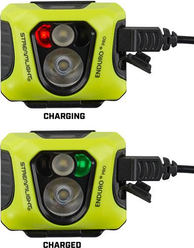 STREAMLIGHT ENDURO PRO USB - HEADLAMP SPOT TO FLOOD YELLOW — view 1