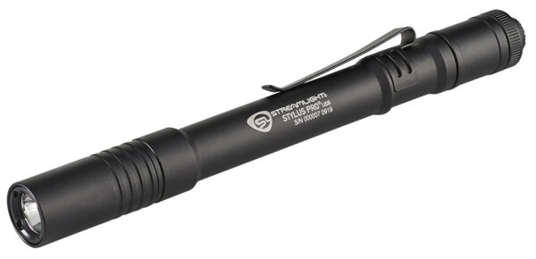 Streamlight 66133 Stylus Pro USB PenLight  Black Anodized 90/350 Lumens White LED — view 1