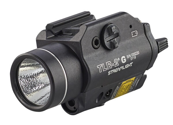 Streamlight 69250 TLR-2 G Gun Light  Black Anodized 300 Lumens White LED/Green Laser — view 1