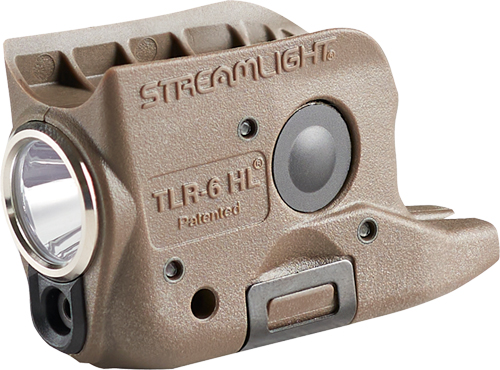 STREAMLIGHT TLR-6 HL FDE LIGHT - LED/GRN LASER FOR GLOCK 42/43 — view 1