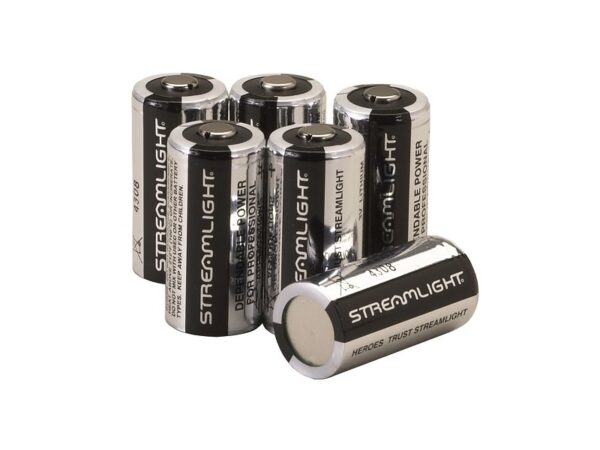 STREAMLIGHT CR123A LITHIUM BATTERIES 6PK — view 1