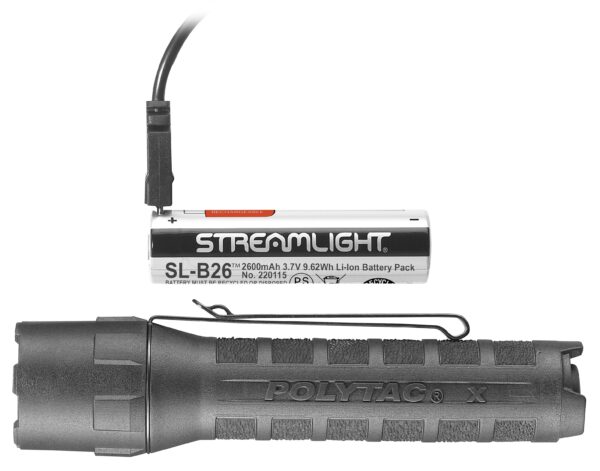 STREAMLIGHT POLYTAC X USB 600LM BLACK — view 1