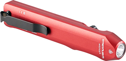 STREAMLIGHT WEDGE CARRY LIGHT - WHITE EDC RED W/POCKET CLIP — view 1