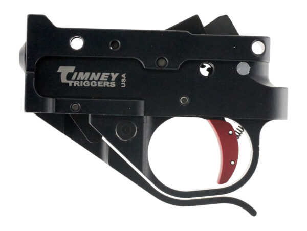 Timney Triggers 10222C Replacement Trigger  Single-Stage Curved Trigger with 2.75 lbs Draw Weight & Black/Red Finish for Ruger 10/22 — view 1