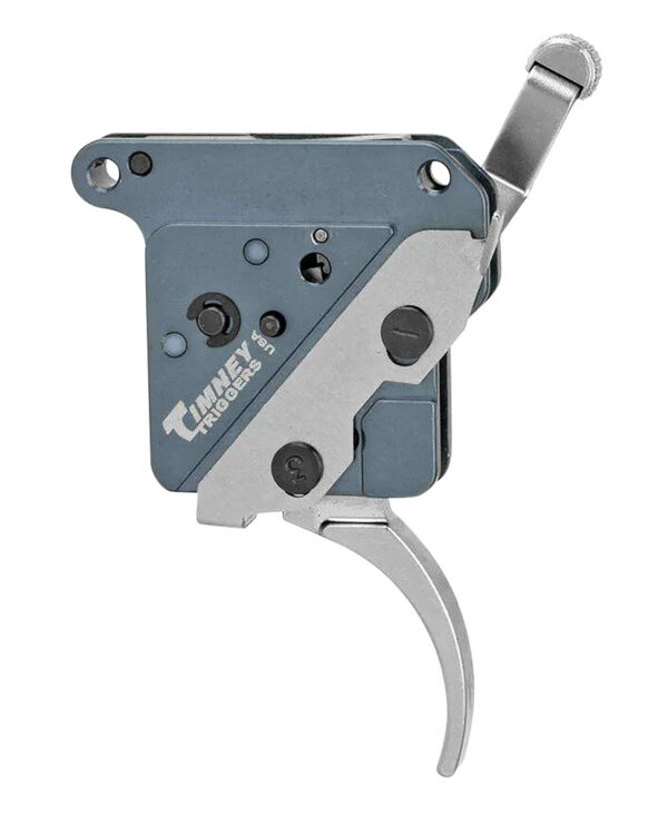 Timney Triggers THEHIT16 Hit Trigger  Curved Trigger with 8 oz Draw Weight & Nickel Finish for Remington 700 Right — view 1