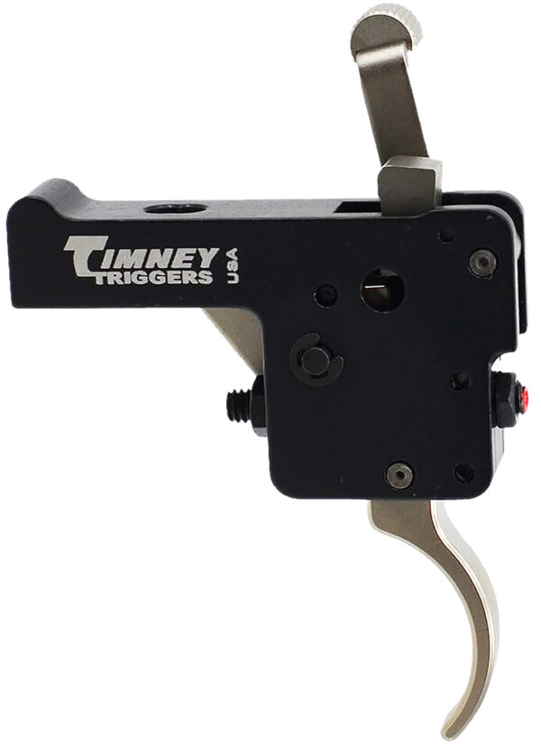Timney Triggers 60916 Featherweight Deluxe  Curved Trigger with 3 lbs Draw Weight & Black/Nickel Finish for Howa 1500 — view 1