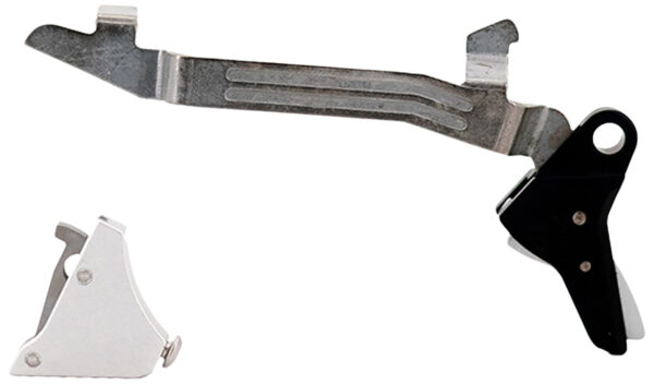 Timney Triggers ALPHAGLOCK5 Alpha Competition 9mm Luger/40 S&W/22 LR, Silver Straight Trigger, Compatible w/Glock Gen5 & Glock 44 — view 1