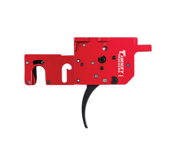 Timney Triggers 650 RPR  Two-Stage Curved Trigger with 8 oz/1 lb Draw Weight & Black/Red Finish for Ruger Precision — view 1