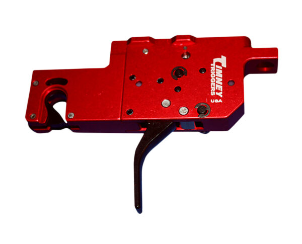 Timney Triggers 650ST RPR  Two-Stage Straight Trigger with 8 oz/1 lb Draw Weight & Black/Red Finish for Ruger Precision — view 1