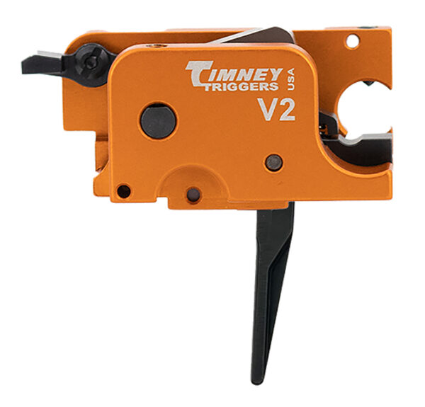 Timney Triggers SCORPIONST  V2 9mm Orange/Black Straight Fits CZ Scorpion — view 1