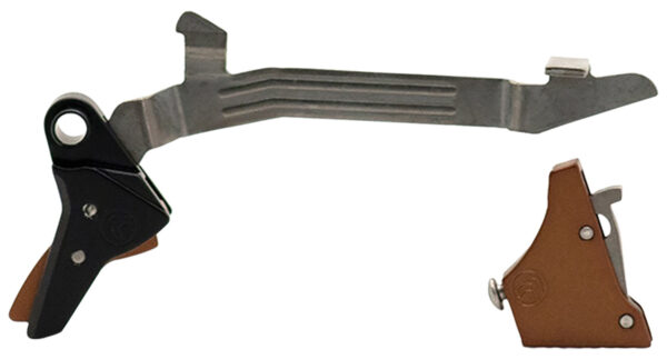 Timney Triggers ALPHAGLOCK34LRGBRNZE Alpha Competition 45 ACP/10mm Auto, Bronze Straight Trigger, Compatible w/Glock Gen3-4 — view 1