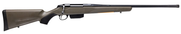 Tikka JRTXGSL33122MT T3x Superlite 300 Win Mag 3+1 22.40" Blued Fluted Threaded Barrel, Blued Drilled & Tapped Steel Receiver, Fixed Green Synthetic Stock — view 1