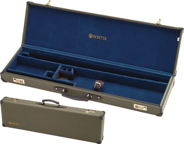 BERETTA LUGGAGE CASE FOR O/U - SHOTGUNS CANVAS/LEATHER LODEN — view 1