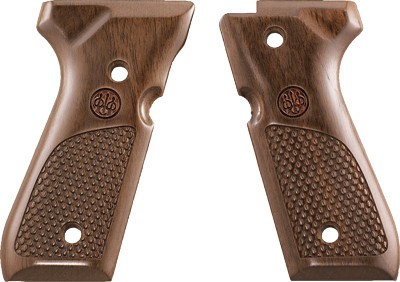 BERETTA 92/96 GRIPS WOOD - WALNUT CHECKERED — view 1