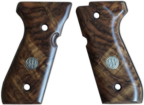 BERETTA 92/96 DELUXE GRIPS - GRADE 3 WALNUT CHECKERED — view 1