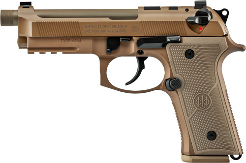 BERETTA M9A4 G CENTURION 9MM - 4.8" 15RD TAN OR THREADED USA — view 1