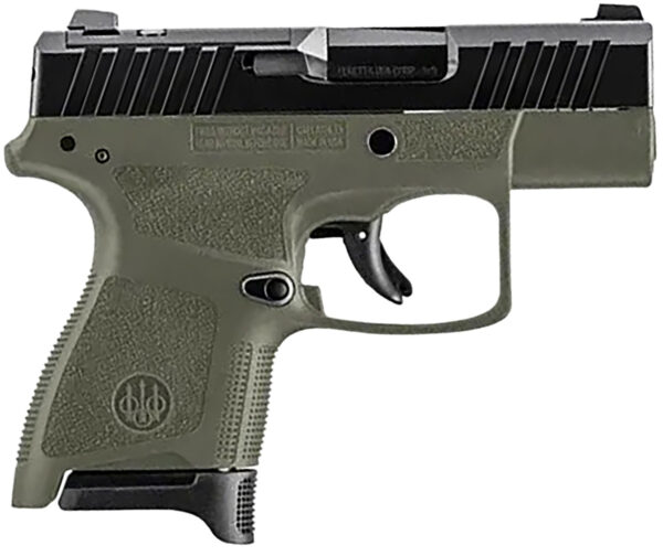 Beretta USA JAXN9278A1 APX A1 Carry Micro-Compact Frame 9mm Luger 8+1 3" Blued Steel Barrel, Black Serrated Steel Slide, OD Green Polymer Frame, Polymer Grip — view 1