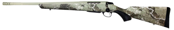 Tikka JRTXVA431R10 T3x Lite 300 Win Mag 3+1 24.30" Fluted/Threaded, Desert Verde Cerakote Barrel/Rec, Veil Alpine Synthetic Stock, Interchangeable Grip, Muzzle Brake Left Hand — view 1